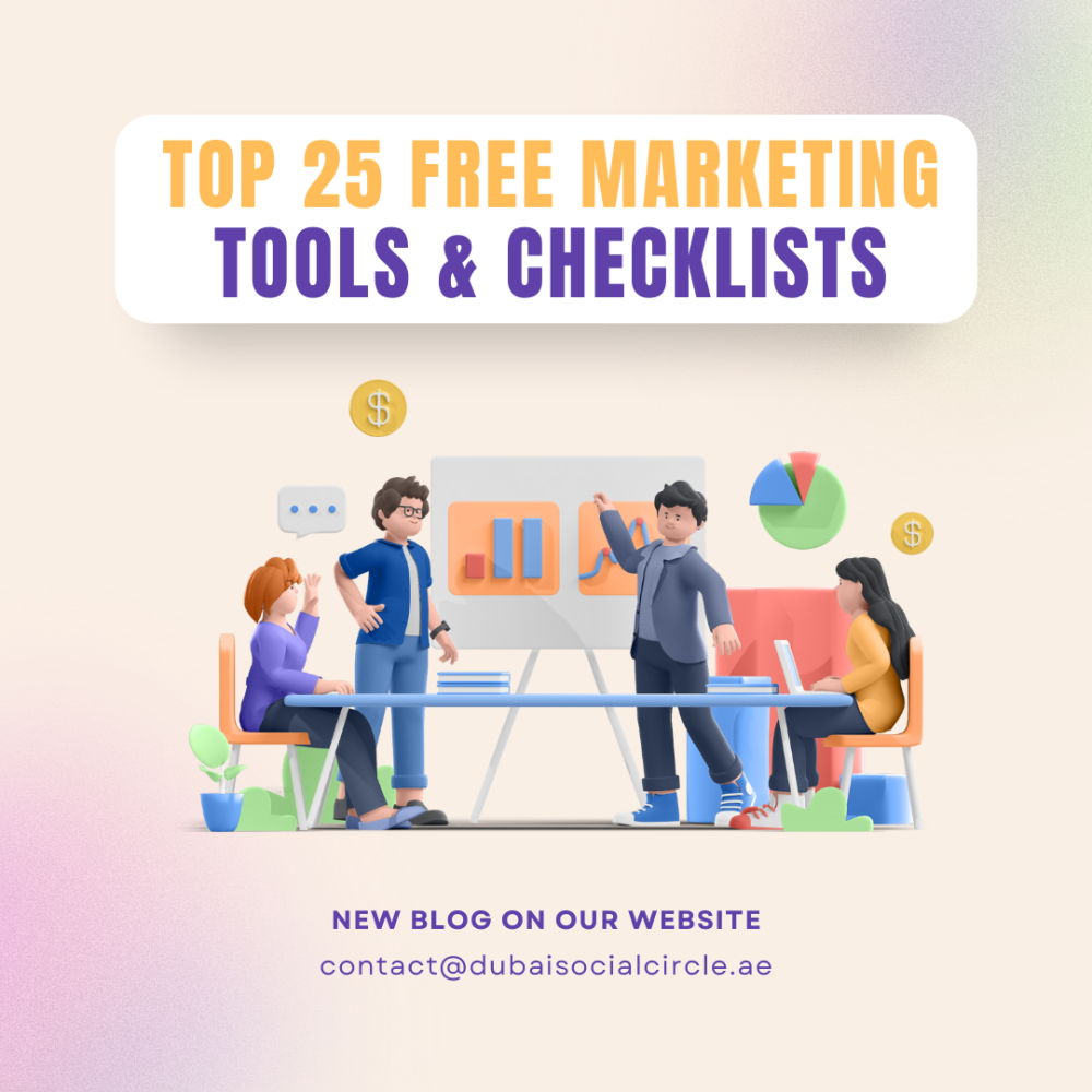 Top 25 Free Marketing Tools