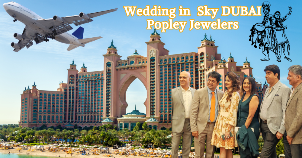 wedding in sky popley jewelers vidhi popley