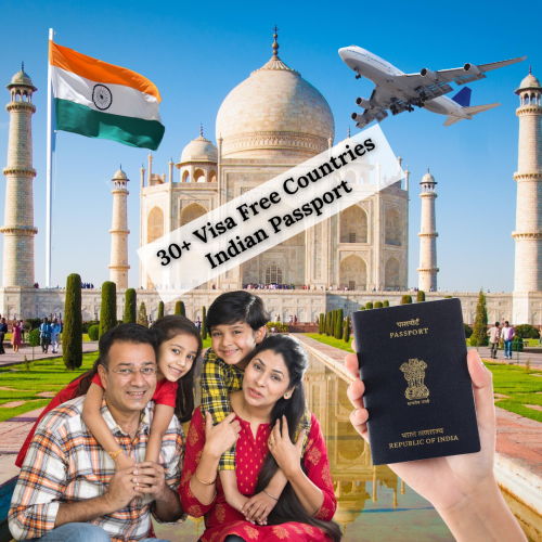 An image featuring a world map with countries highlighted, showcasing visa-free destinations for Indian Pasport Holdersproviding freedom and ease of travel.