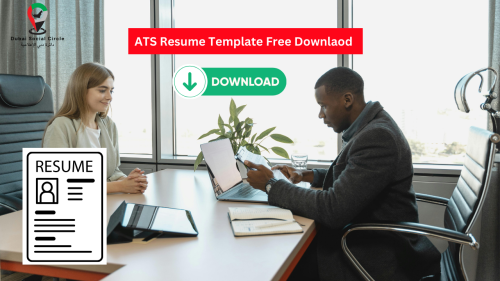 ATS Resume Template Free Download Word Editable DUbai Social Circle