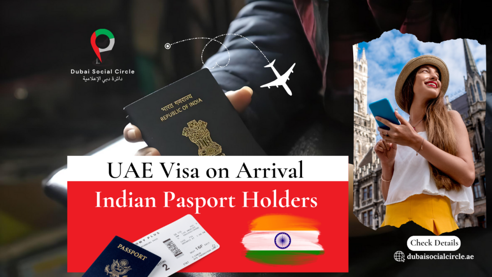 VIsa on Arrival on in UAE for indian passport holders and citizens