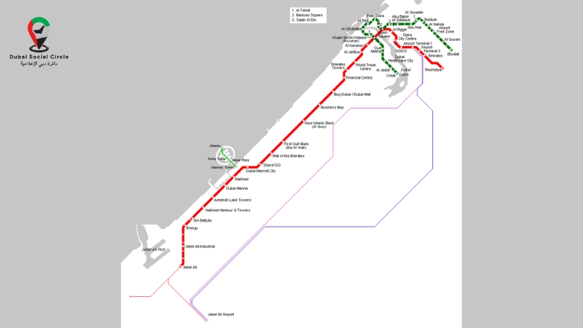 Dubai maps, guide to all dubai maps, destinations in dubai, road maps, tourist maps, metro maps, dubai social circle,dubai,uae.