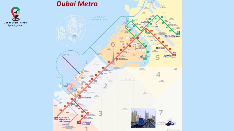 Dubai maps, guide to all dubai maps, destinations in dubai, road maps, tourist maps, metro maps, dubai social circle,dubai,uae.