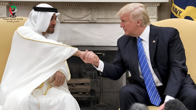 the commander of the emirates with donald trump