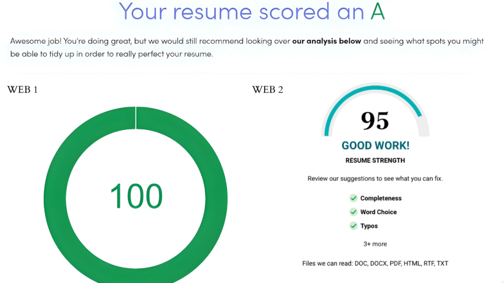 How to check Ats Resume Score