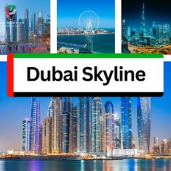 Dubai skyline, dubai top attractions, dubai, dubai social circle.