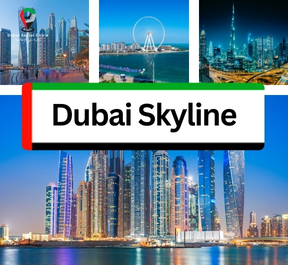 Dubai skyline, dubai top attractions, dubai, dubai social circle.