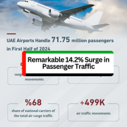 UAE Airports Witness Remarkable 14.2% Surge in Passenger Traffic During First Half of 2024